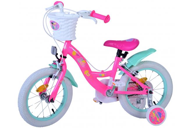 Barbie Børnecykel - Piger - 14 tommer - Pink - To håndbremser