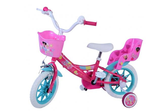 Barbie Børnecykel - Piger - 12 tommer - Pink