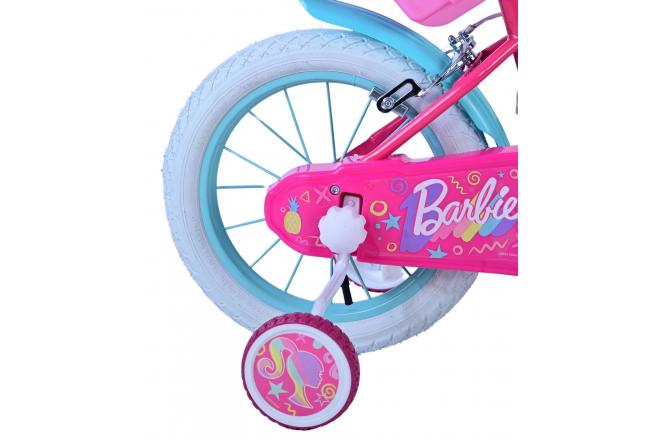 Barbie Børnecykel - Piger - 14 tommer - Pink - To håndbremser
