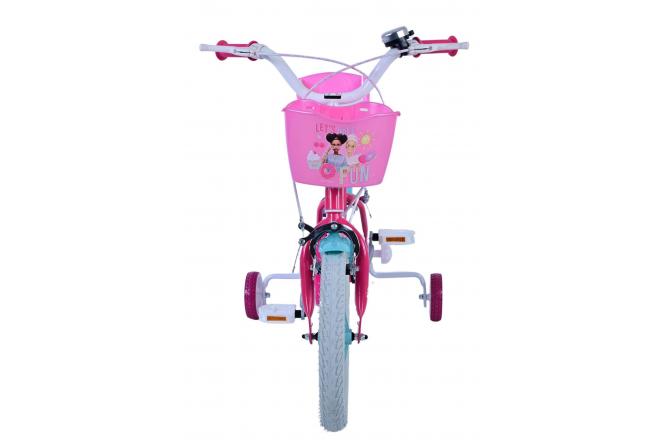 Barbie Børnecykel - Piger - 14 tommer - Pink - To håndbremser
