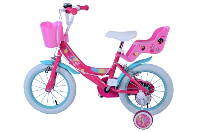 Barbie Børnecykel - Piger - 14 tommer - Pink - To håndbremser