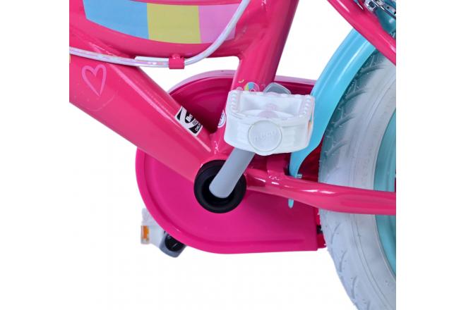 Barbie Børnecykel - Piger - 14 tommer - Pink - To håndbremser