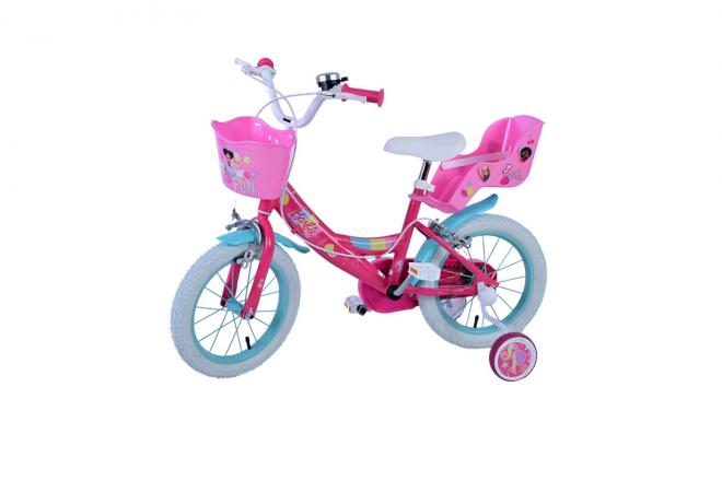 Barbie Børnecykel - Piger - 14 tommer - Pink - To håndbremser