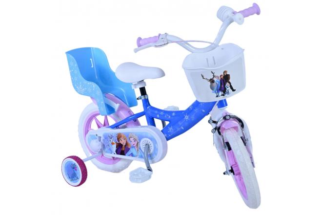 Disney Frozen børnecykel - Piger - 12 tommer - Blå
