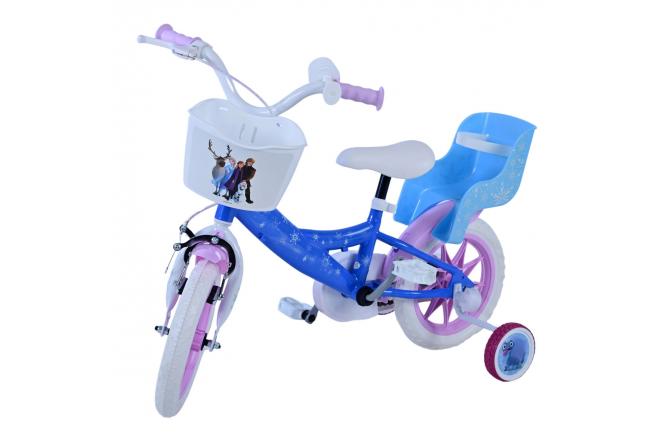 Disney Frozen børnecykel - Piger - 12 tommer - Blå