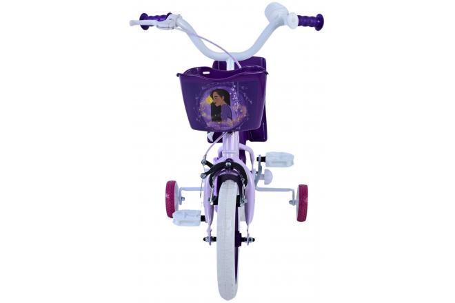 Disney Wish børnecykel - Piger - 12 tommer - Lilla