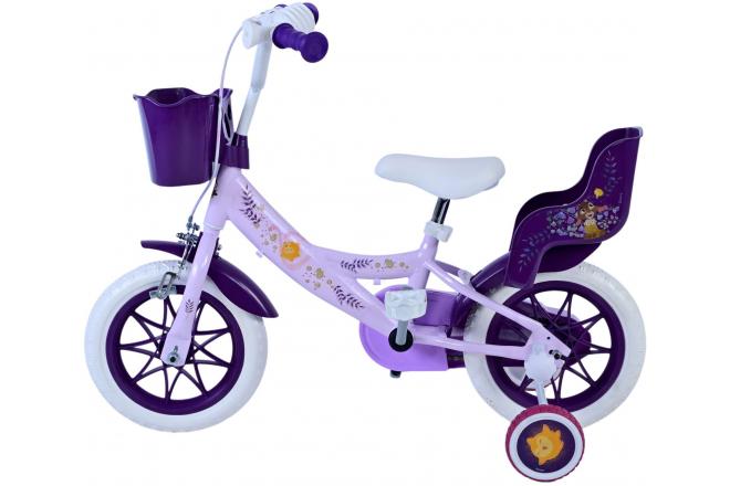 Disney Wish børnecykel - Piger - 12 tommer - Lilla