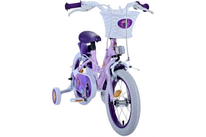 Disney Wish Børnecykel - Piger - 14 tommer - Lilla - To håndbremser