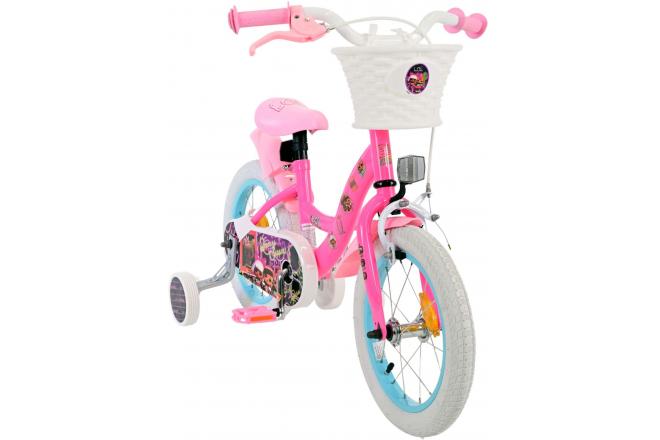 LOL Surprise Børnecykel - Piger - 14 tommer - Lyserød