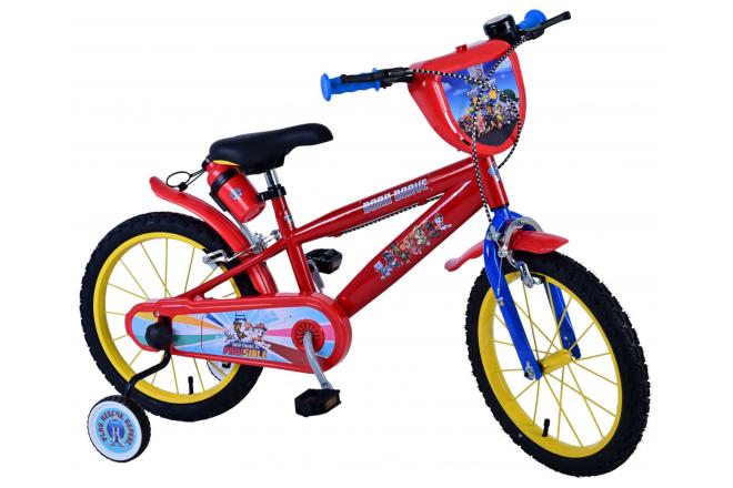 Paw Patrol Børnecykel - Drenge - 16 tommer - Rød - To håndbremser