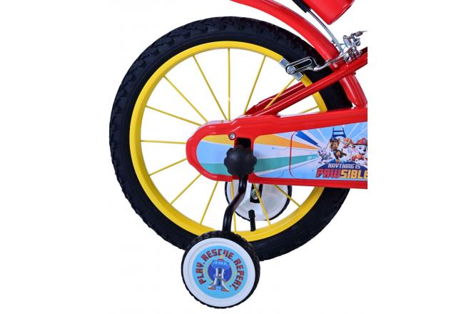 Paw Patrol Børnecykel - Drenge - 16 tommer - Rød - To håndbremser