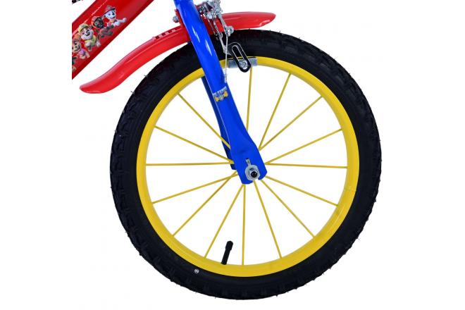 Paw Patrol Børnecykel - Drenge - 16 tommer - Rød - To håndbremser