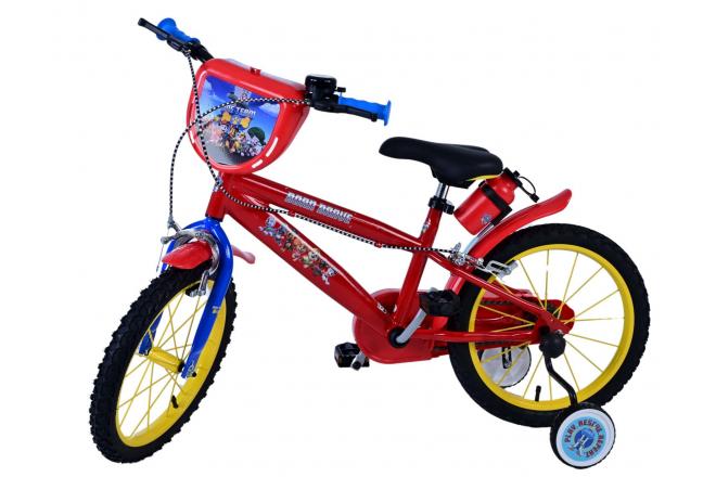 Paw Patrol Børnecykel - Drenge - 16 tommer - Rød - To håndbremser