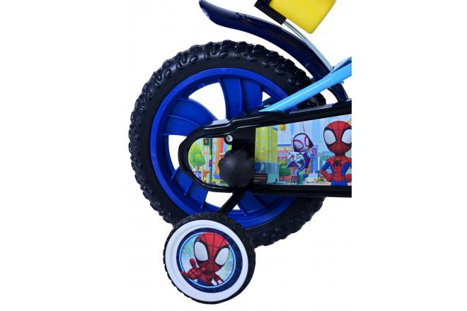 Spidey børnecykel - drenge - 12 tommer - Blå