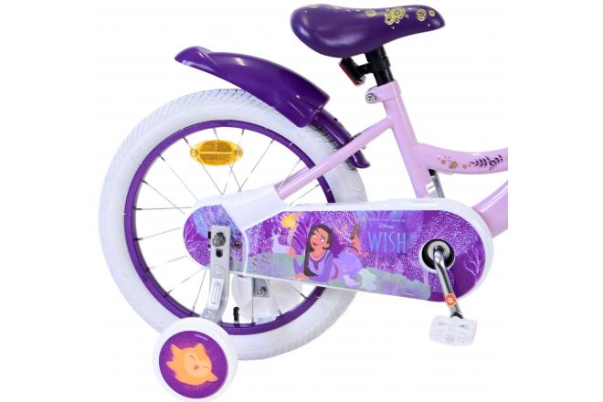 Disney Wish børnecykel - Piger - 16 tommer - Lilla