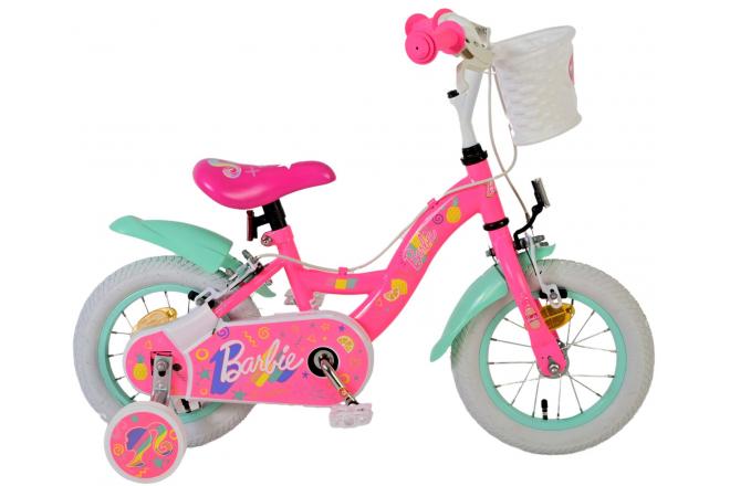 Barbie Børnecykel - Piger - 12 tommer - Pink - To håndbremser