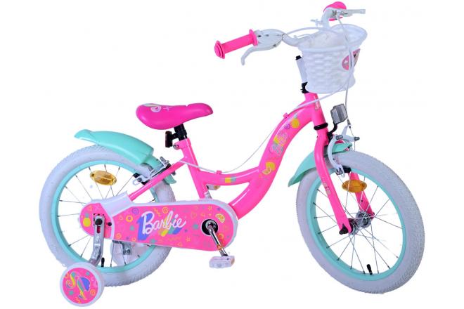 Barbie Børnecykel - Piger - 16 tommer - Pink - To håndbremser