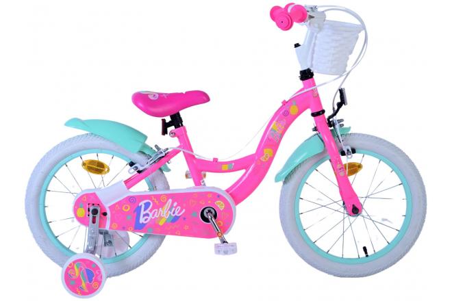 Barbie Børnecykel - Piger - 16 tommer - Pink - To håndbremser