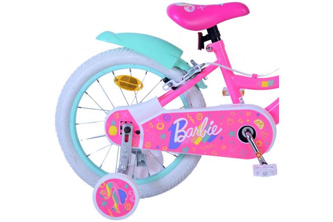 Barbie Børnecykel - Piger - 16 tommer - Pink - To håndbremser