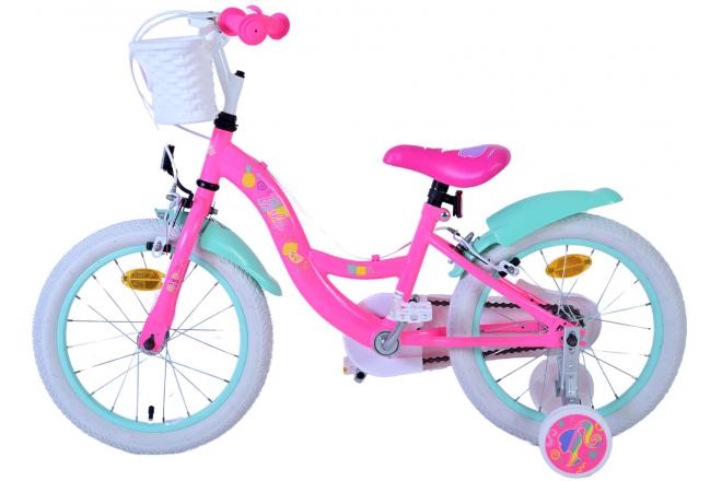 Barbie Børnecykel - Piger - 16 tommer - Pink - To håndbremser