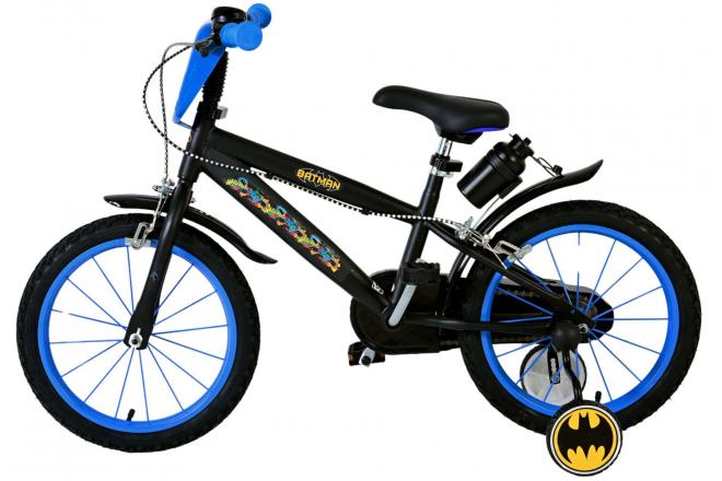 Batman Børnecykel - Drenge - 16 tommer - Sort