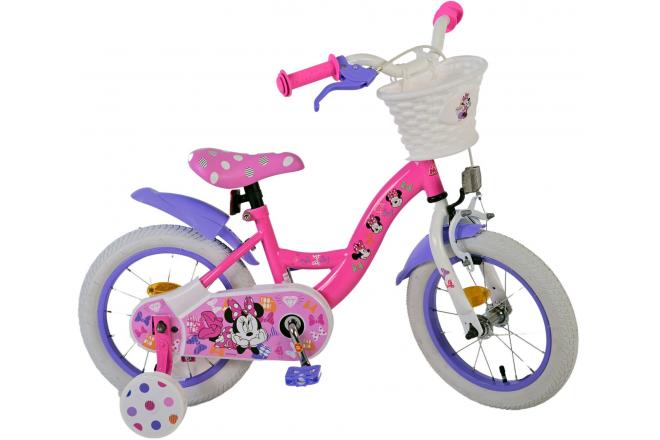 Disney Minnie Sødeste nogensinde! Børnecykel - Piger - 14 tommer - Pink