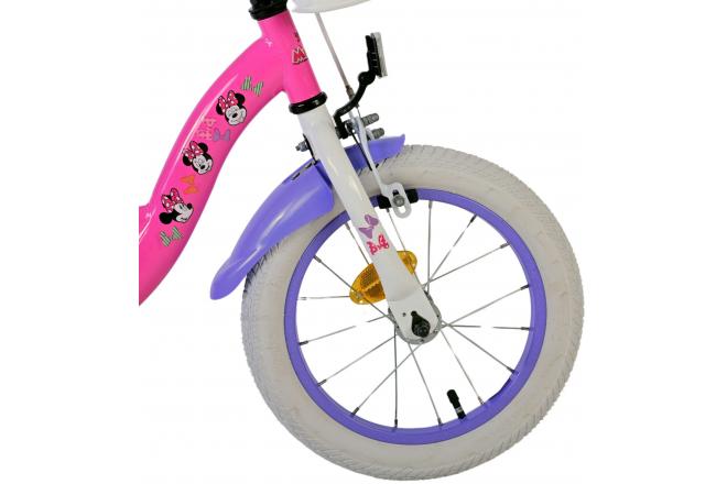Disney Minnie Sødeste nogensinde! Børnecykel - Piger - 14 tommer - Pink