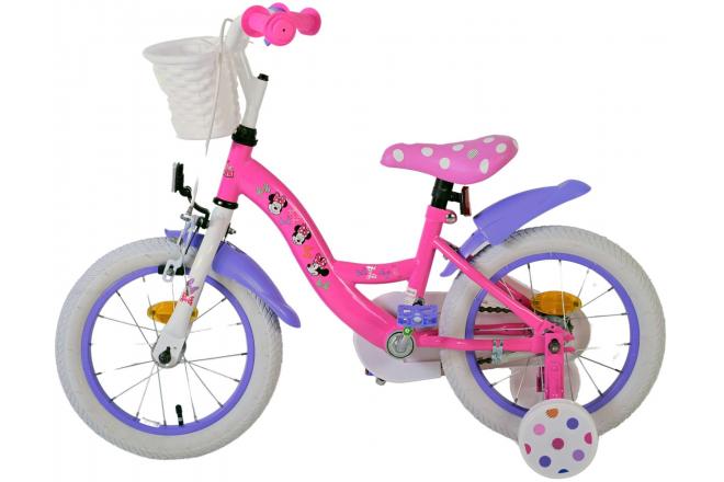 Disney Minnie Sødeste nogensinde! Børnecykel - Piger - 14 tommer - Pink