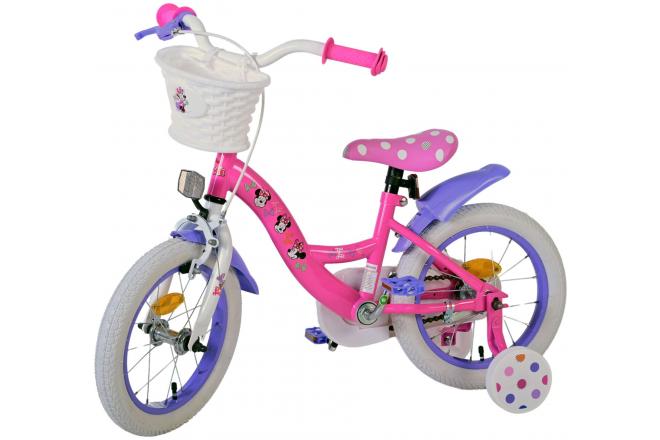 Disney Minnie Sødeste nogensinde! Børnecykel - Piger - 14 tommer - Pink