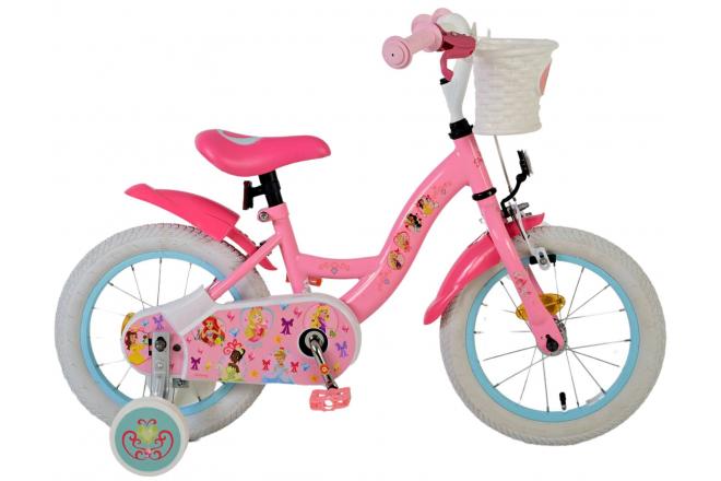 Disney Princess Børnecykel - Piger - 14 tommer - Lyserød