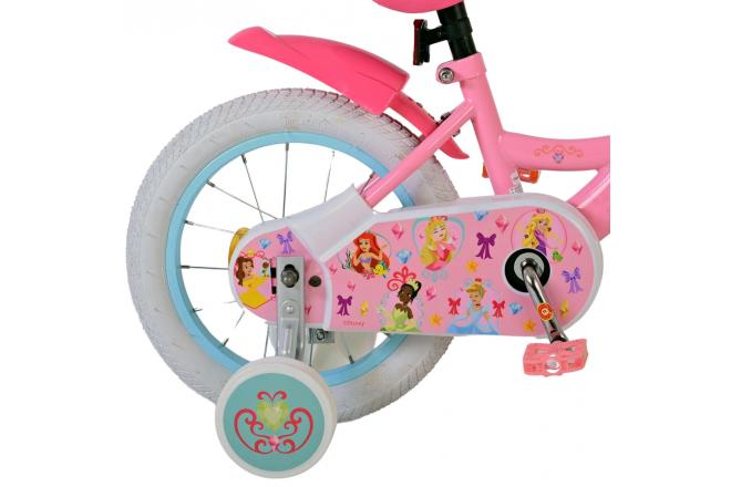 Disney Princess Børnecykel - Piger - 14 tommer - Lyserød