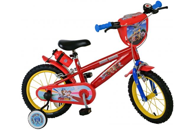 Paw Patrol Børnecykel - Drenge - 14 tommer - Rød - To håndbremser