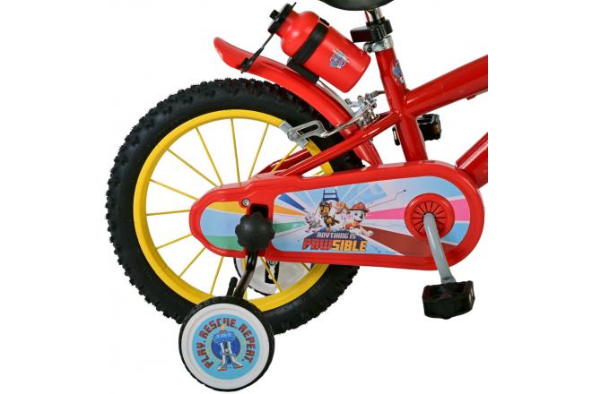 Paw Patrol Børnecykel - Drenge - 14 tommer - Rød - To håndbremser