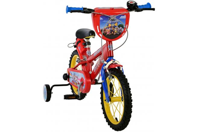 Paw Patrol Børnecykel - Drenge - 14 tommer - Rød - To håndbremser