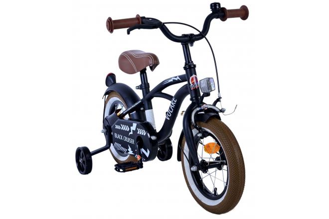 Volare Black Cruiser Kinderfiets - Jongens - 12 inch - Zwart
