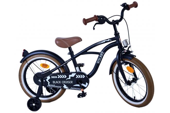 Volare Black Cruiser Børnecykel - Drenge - 16 tommer - Sort