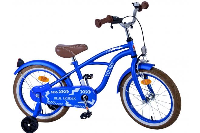 Volare Blue Cruiser Børnecykel - drenge - 16 tommer - Blå