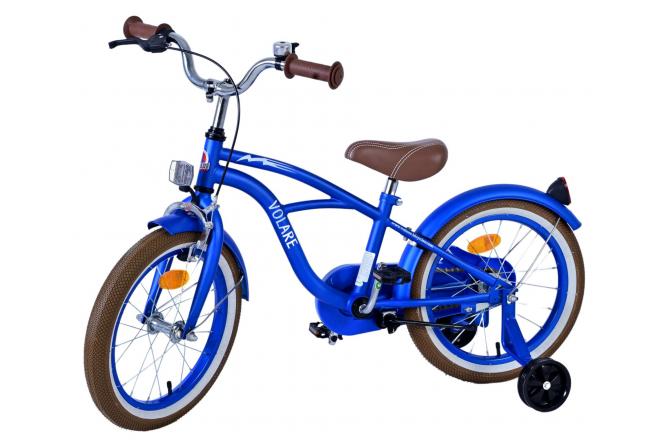 Volare Blue Cruiser Børnecykel - drenge - 16 tommer - Blå