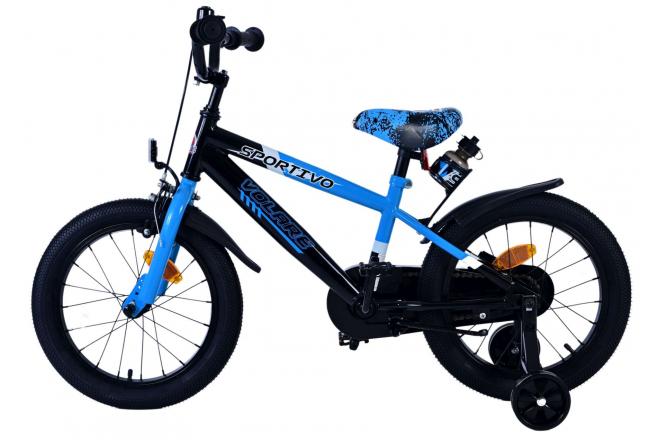 Volare Sportivo Børnecykel - drenge - 16 tommer - Blå Sort