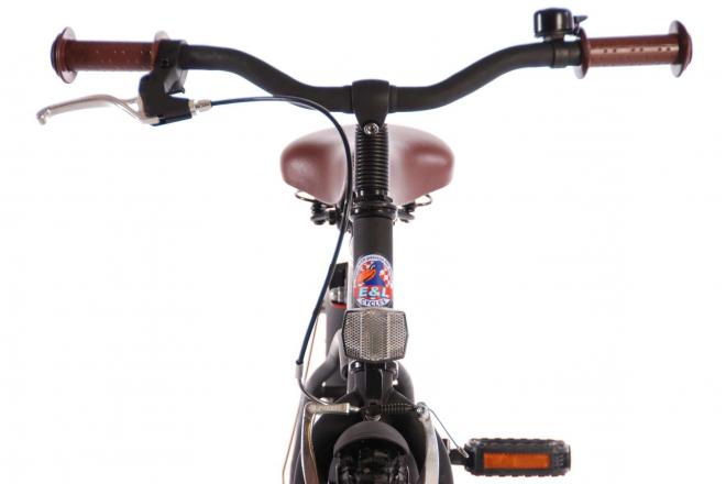 Volare Black Cruiser Børnecykel - Drenge - 18 tommer - Sort - 95% samlet