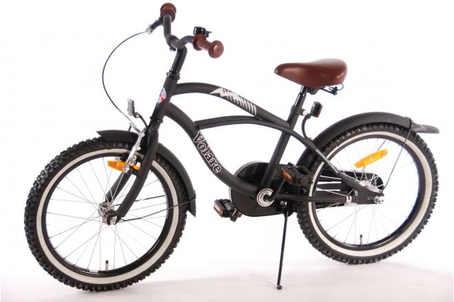 Volare Black Cruiser Børnecykel - Drenge - 18 tommer - Sort - 95% samlet