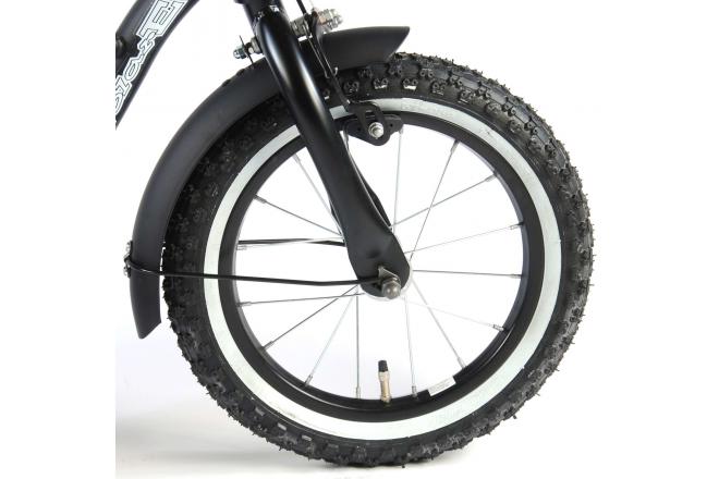 Volare Black Cruiser Børnecykel - Drenge - 14 tommer - Sort - 95% samlet