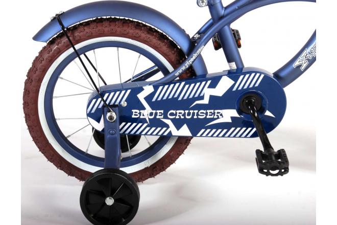 Volare Blue Cruiser Børnecykel - Drenge - 14 tommer - Blå - 95% samlet