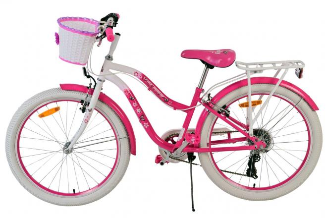 Volare Lovely børnecykel - Piger - 24 tommer - Pink - 7 gear