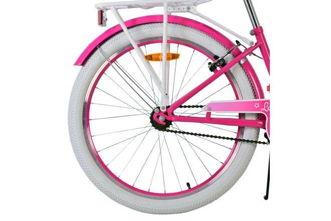 Volare Lovely Børnecykel - Piger - 24 tommer - Pink - To håndbremser