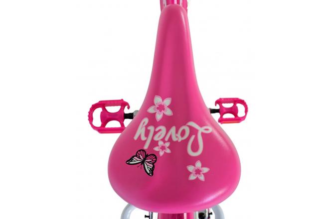 Volare Lovely Børnecykel - Piger - 24 tommer - Pink - To håndbremser