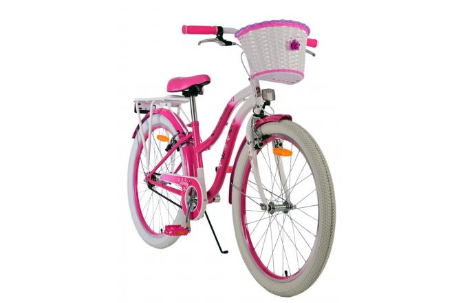 Volare Lovely Børnecykel - Piger - 24 tommer - Pink - To håndbremser