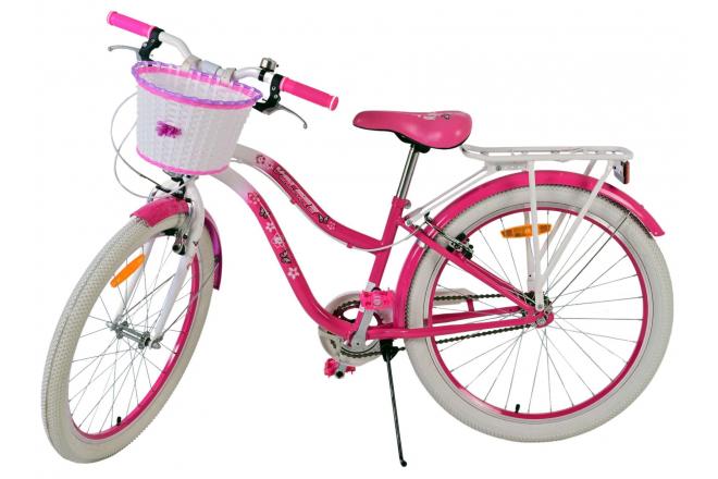 Volare Lovely Børnecykel - Piger - 24 tommer - Pink - To håndbremser