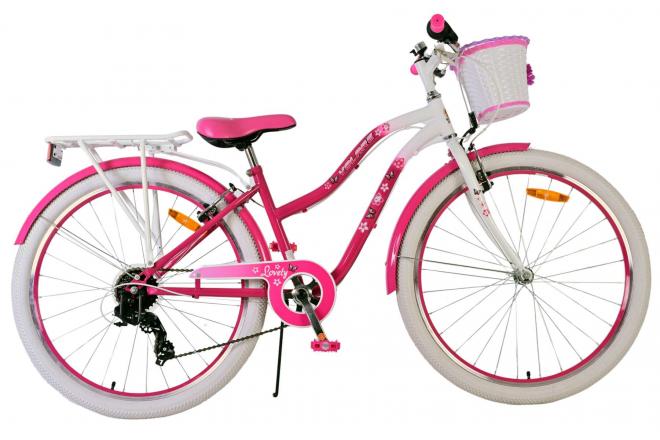 Volare Lovely Børnecykel - Piger - 26 tommer - Pink - 7 gear