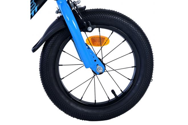 Volare Sportivo Børnecykel - Drenge - 14 tommer - Blå Sort - To håndbremser